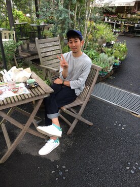 「ラブ＆ピース2016」｜「アイテム（アナログ腕時計）」を使った、Hiroakiさん（メンズ・180cm）の秋コーディネート