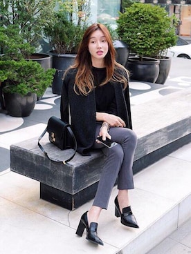 「Marc by Marc Jacobs（マークバイマークジェイコブス）のアイテム（その他パンツ）」を使った、Ces pさん（レディース・165cm）の秋コーディネート
