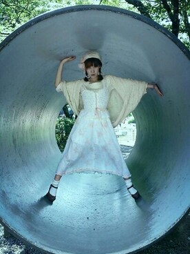 「axes femme（アクシーズファム）のアイテム（その他シューズ）」を使った、てんてんさん（レディース・153cm）の冬コーディネート