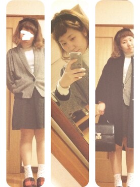 m z h ＊*さん（レディース・160cm）の冬コーディネート