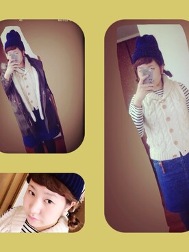 m z h ＊*さん（レディース・160cm）の冬コーディネート