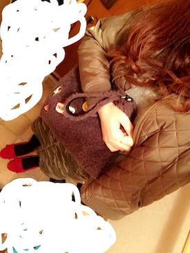 「Honeys（ハニーズ）のアイテム（モカシン/デッキシューズ）」を使った、ayamiさん（レディース・167cm）の冬コーディネート
