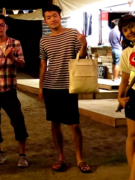 「alexanderwang（アレキサンダーワン）のアイテム（その他パンツ、ブラック系）」を使った、Hamamoto Keitaさん（メンズ・180cm）の冬コーディネート