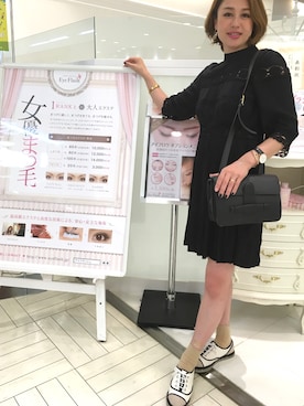 「Chloe（クロエ）のアイテム（ワンピース/ドレス）」を使った、かみせみわさん（レディース・162cm）の春コーディネート