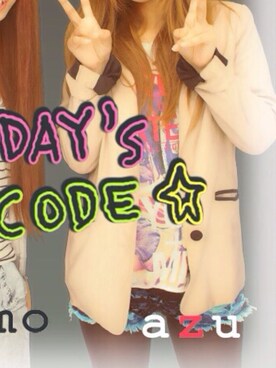 「one way（ワンウェイ）のアイテム（テーラードジャケット）」を使った、azuさん（レディース・154cm）の冬コーディネート