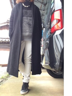 azuさん（レディース・154cm）の冬コーディネート