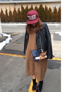 azuさん（レディース・154cm）の冬コーディネート