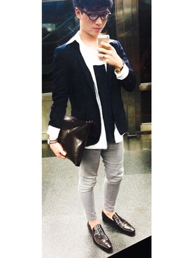 「Raoul（-）のアイテム」を使った、Ryan 진치원 さん（メンズ・170cm）の春コーディネート