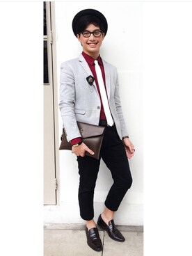 「Raoul（-）のアイテム」を使った、Ryan 진치원 さん（メンズ・170cm）の春コーディネート