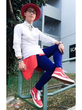 「G2000 （ジートゥサウザンド）のアイテム（トップス）」を使った、Ryan 진치원 さん（メンズ・170cm）の冬コーディネート