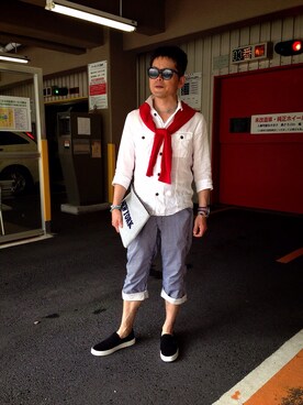 𝔀𝓪𝓽𝓪𝓻𝓾さん（メンズ・165cm）の夏コーディネート