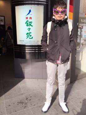 𝔀𝓪𝓽𝓪𝓻𝓾さん（メンズ・165cm）の冬コーディネート