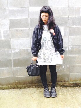 「MISTICKS（ミスティックス）のアイテム」を使った、🐻ぽー🐻さん（レディース・160cm）の秋コーディネート