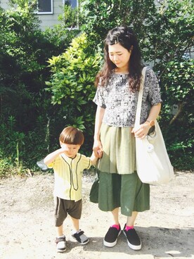 「ARROW（アロー）のアイテム（ワンピース/ドレス）」を使った、🐻ぽー🐻さん（レディース・160cm）の夏コーディネート