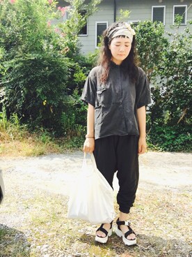 🐻ぽー🐻さん（レディース・160cm）の夏コーディネート