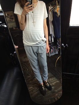 「Ungrid（アングリッド）のアイテム（ドレスシューズ）」を使った、sayakaさん（レディース・162cm）の夏コーディネート