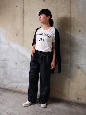 「rxmance（ロマンス）のアイテム」を使った、sayuri maedaさん（レディース・150cm）の秋コーディネート