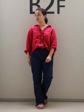 「7月WEAR夏のサンダル祭り」｜sayuri maedaさん（レディース・150cm）の夏コーディネート