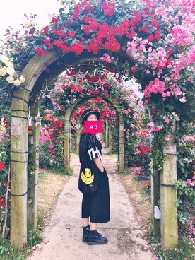 「CHOCOLATE（チョコレート）のアイテム（パンツ）」を使った、rikiwongさん（レディース・164cm）の夏コーディネート