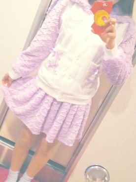 「福袋コーデ」｜「アイテム（スカート）」を使った、✡sakura✡さん（レディース・154cm）の冬コーディネート
