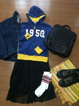 ☆milk☆さん（レディース・159cm）の春コーディネート