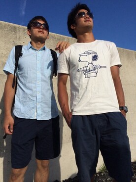 りくさん（メンズ・178cm）の夏コーディネート