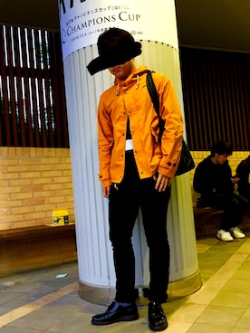 「JOURNAL STANDARD relume（ジャーナルスタンダード　レリューム）のアイテム（マウンテンパーカー）」を使った、watsonさん（メンズ・169cm）の冬コーディネート