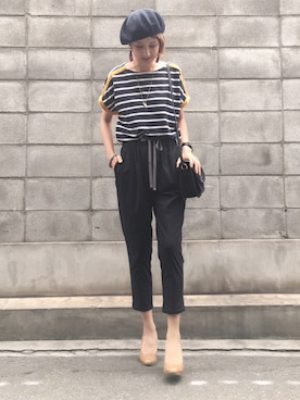 「Praise（プレイズ）のアイテム」を使った、zakkyさん（レディース・159cm）の夏コーディネート