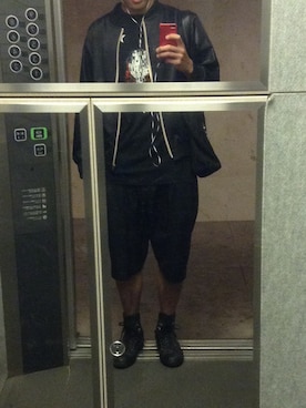 「GIVENCHY」｜「アイテム（ブルゾン）」を使った、とある大学生のファッションさん（メンズ・169cm）の春コーディネート