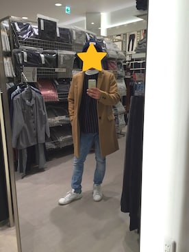 「CONVERSE（コンバース）のアイテム（ニットキャップ/ビーニー）」を使った、tatsuさん（メンズ・163cm）の冬コーディネート