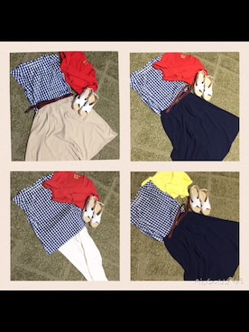 「TORY BURCH（トリーバーチ）のアイテム（トップス）」を使った、もるとんさん（レディース・153cm）の春コーディネート