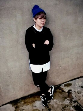 秋さん（レディース・166cm）の冬コーディネート