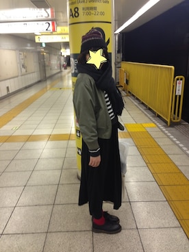 「zucca」｜「アイテム（ブルゾン）」を使った、kp_koさん（レディース・164cm）の冬コーディネート