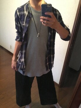 Taki(プチプラ)さん（メンズ・180cm）の夏コーディネート