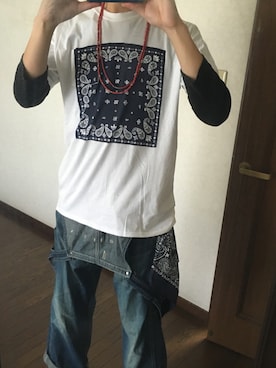 Taki(プチプラ)さん（メンズ・180cm）の夏コーディネート