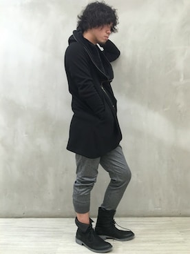 「TORNADO MART（トルネードマート）のアイテム」を使った、KAWAKAMIさん（メンズ・176cm）の秋コーディネート