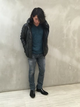 「TORNADO MART（トルネードマート）のアイテム」を使った、KAWAKAMIさん（メンズ・176cm）の秋コーディネート