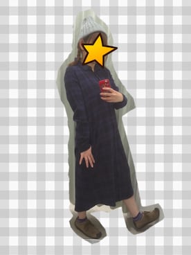 「aiko」｜「アイテム（シャツワンピース）」を使った、gahoさん（レディース・153cm）の秋コーディネート