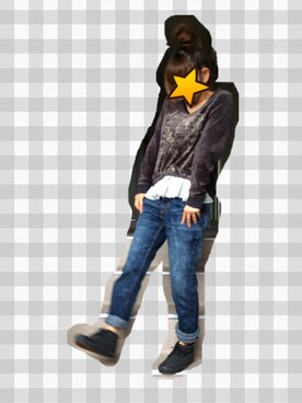 「FULLNELSON（フルネルソン）のアイテム」を使った、gahoさん（レディース・153cm）の秋コーディネート