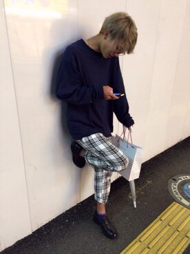 のりともさん（メンズ・172cm）の秋コーディネート