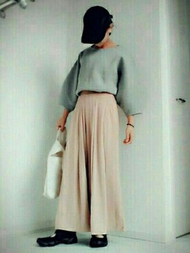 「バルーンスリーブ」｜taoさん（レディース・155cm）の秋コーディネート