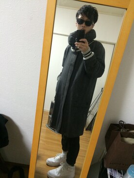 「mercibeaucoup,（メルシーボークー）のアイテム（その他アウター）」を使った、kick_21さん（メンズ・168cm）の冬コーディネート