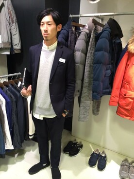「MORGAN HOMME（モルガンオム）のアイテム（テーラードジャケット）」を使った、tsuru0913さん（メンズ・169cm）の秋コーディネート