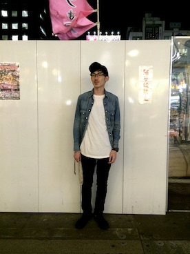 「クラッチ」｜tsuru0913さん（メンズ・169cm）の春コーディネート