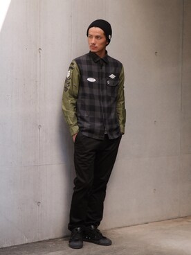 「クライミー　　」｜TANAKA (GARDEN CREW)さん（メンズ・173cm）の秋コーディネート