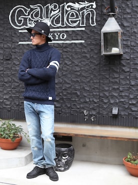 「クライミー　　」｜TANAKA (GARDEN CREW)さん（メンズ・173cm）の秋コーディネート