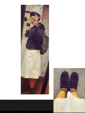 「カンケンBAG」｜しょこさん（レディース・152cm）の秋コーディネート