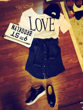 ちほさん（レディース・150cm）の春コーディネート