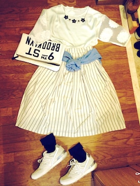 ちほさん（レディース・150cm）の春コーディネート