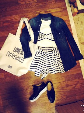 ちほさん（レディース・150cm）の春コーディネート